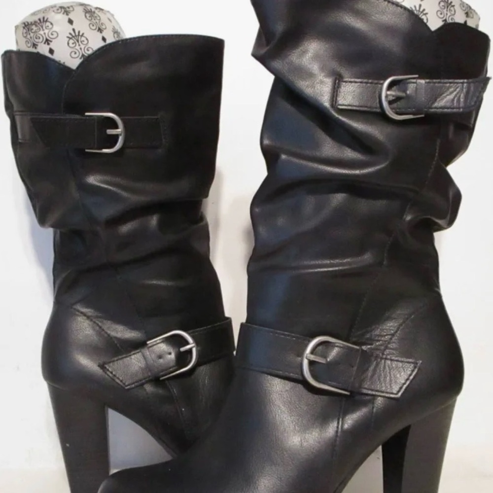 Style & Co. Black Heeled Boots